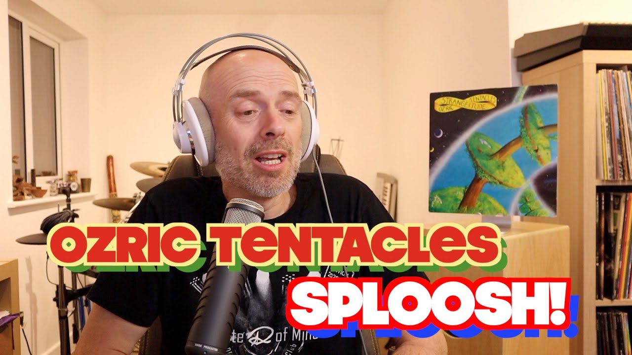 Listening to Ozric Tentacles: Sploosh! vinyl 12