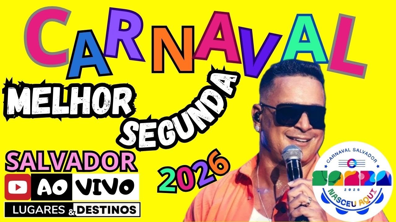 CARNAVAL de SALVADOR 2026 Ao VivO | Melhor Segunda do Mundo com XanddY Harmonia | CARNIVAL BRAZIL