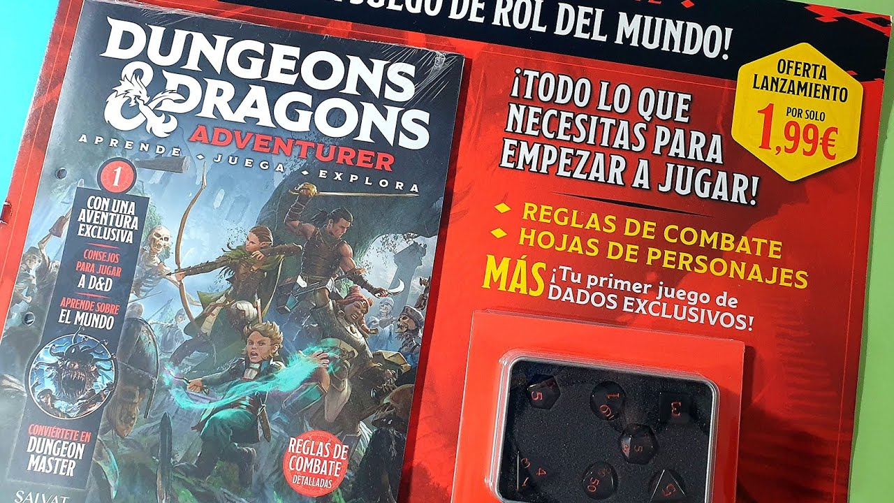 🐲Dungeons & Dragons Adventurer🐲. Colección SALVAT.
