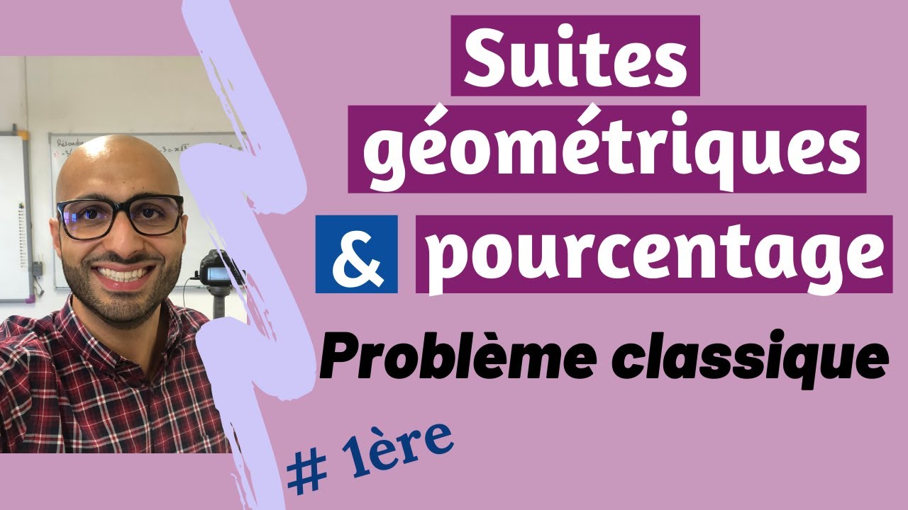 Suites géométriques - Modélisation classique à maîtriser !