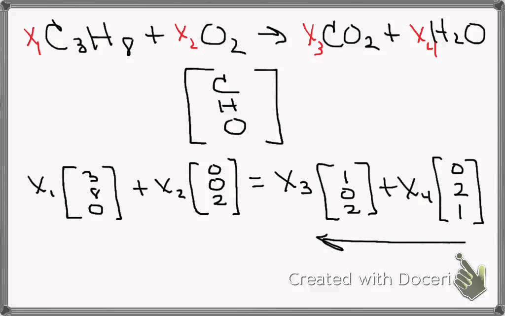 Balancing Chemical Equations with Linear Algebra