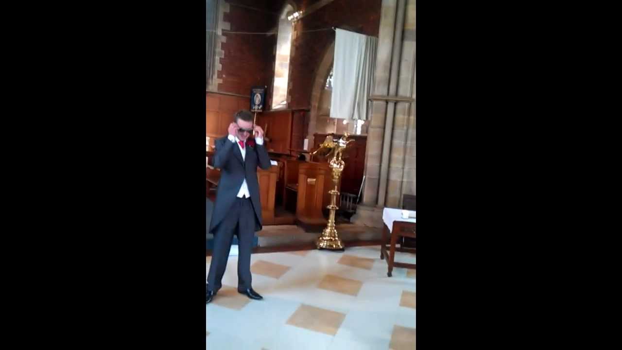 Best Wedding entrance ever, dancing Vicar! - Lucy and Shaun's amazing ceremony