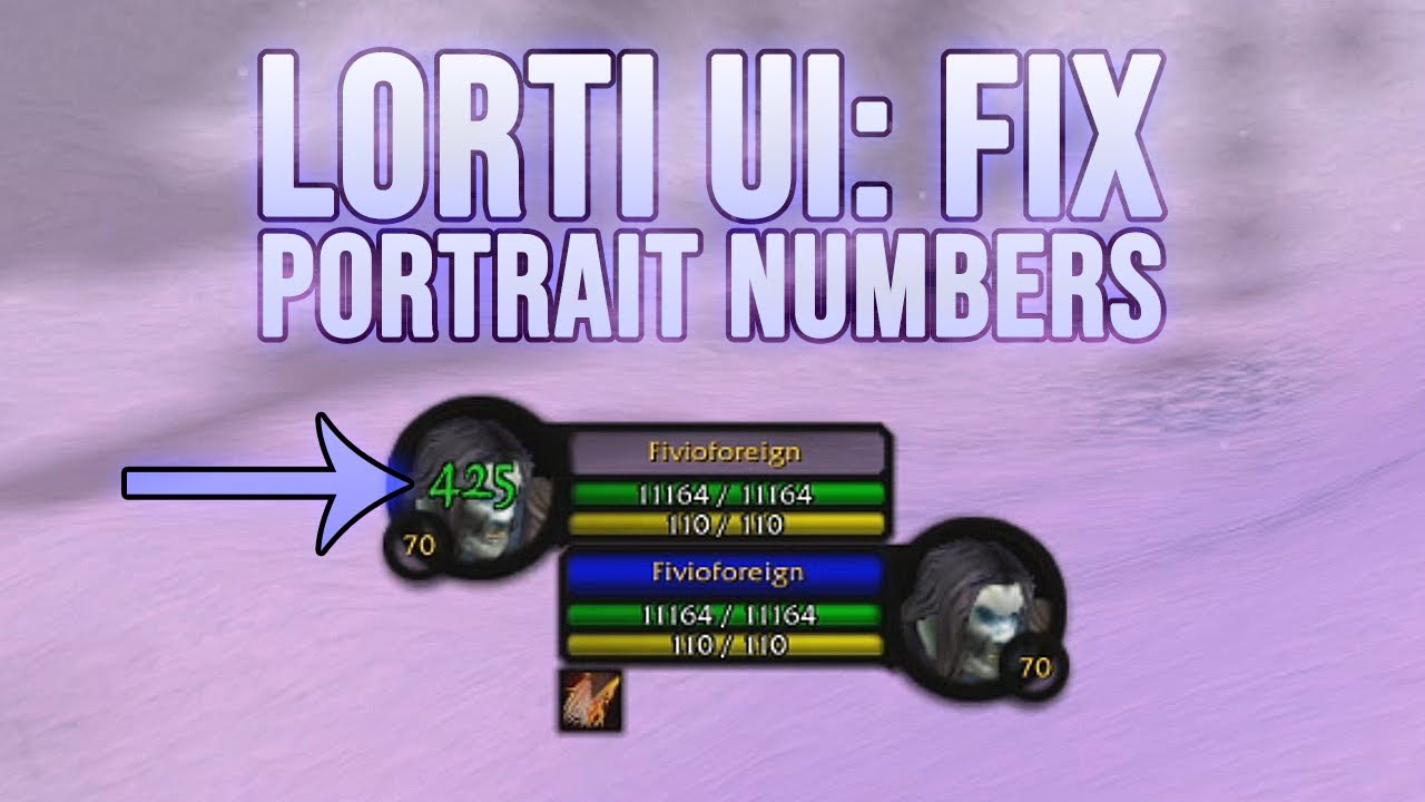 Lorti UI - FIX PORTRAIT NUMBERS!
