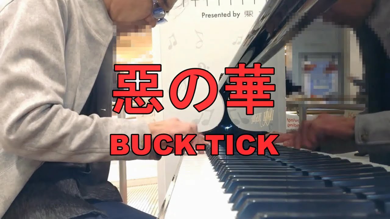東京駅地下でBUCK-TICK 「惡の華」他 を弾いてみた(･∀･)