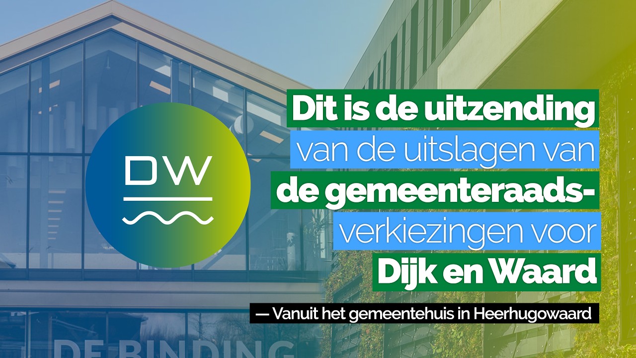 Uitslagenavond gemeente Dijk en Waard 2026