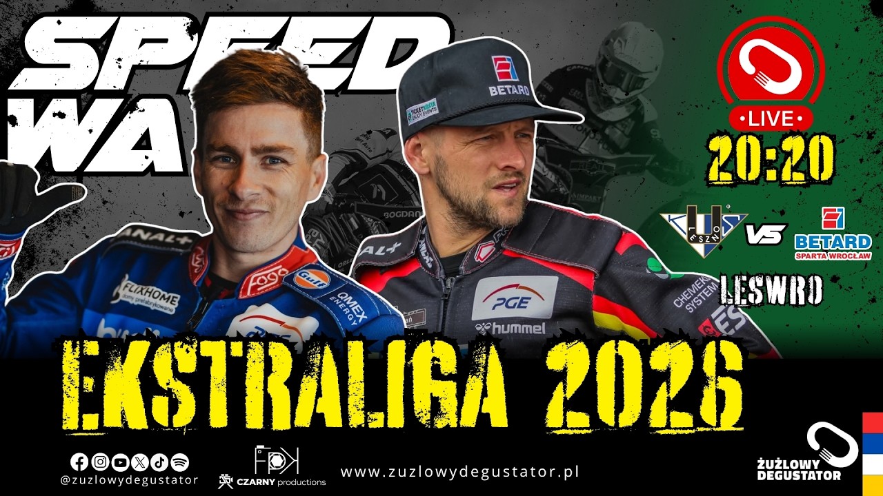 Oglądamy: Unia Leszno - Sparta Wrocław - 11 kolejka PGE Ekstraligi 3.07.2026