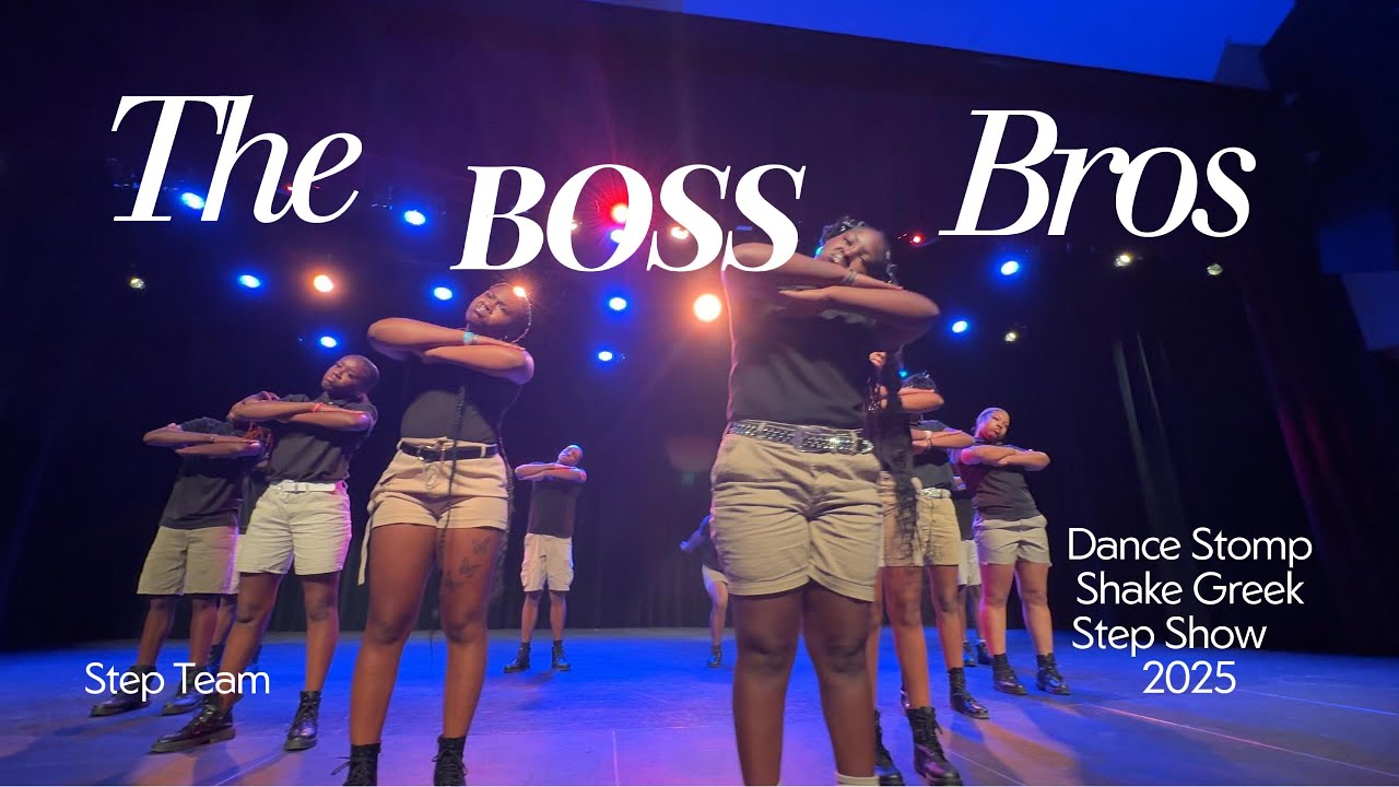 The Boss Fam Step Team | Dance Stomp Shake Greek Step Show 2025