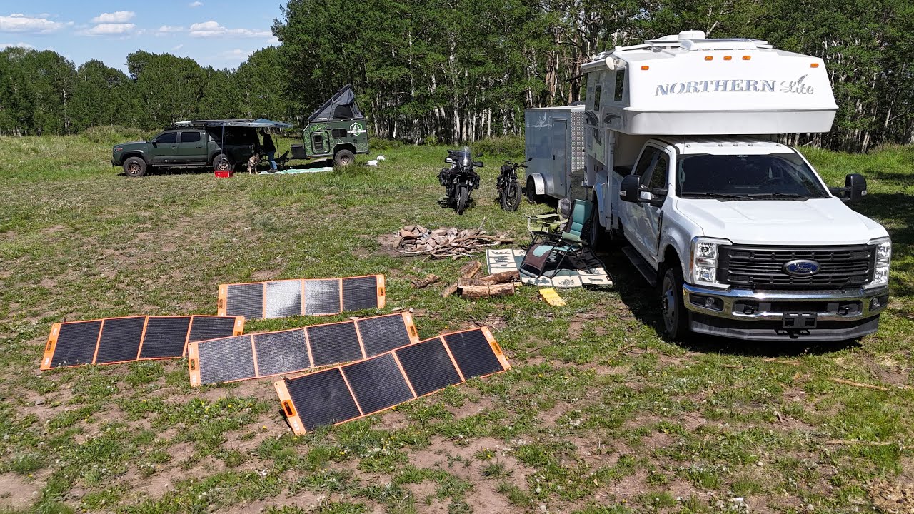 Manti La Sal Mountains - Dispersed Camping National Forest with YouTuber Ben 