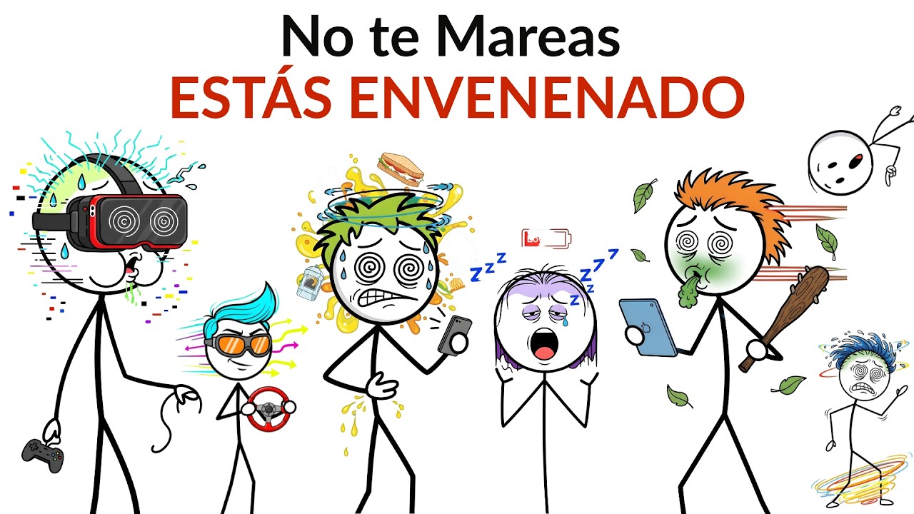 No te mareas por movimiento, tu cerebro cree que estás envenenado