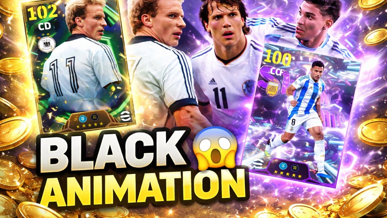 BLACK ANIMATION 😱🤯 Rummenigge Pack Opening! eFootball 2026