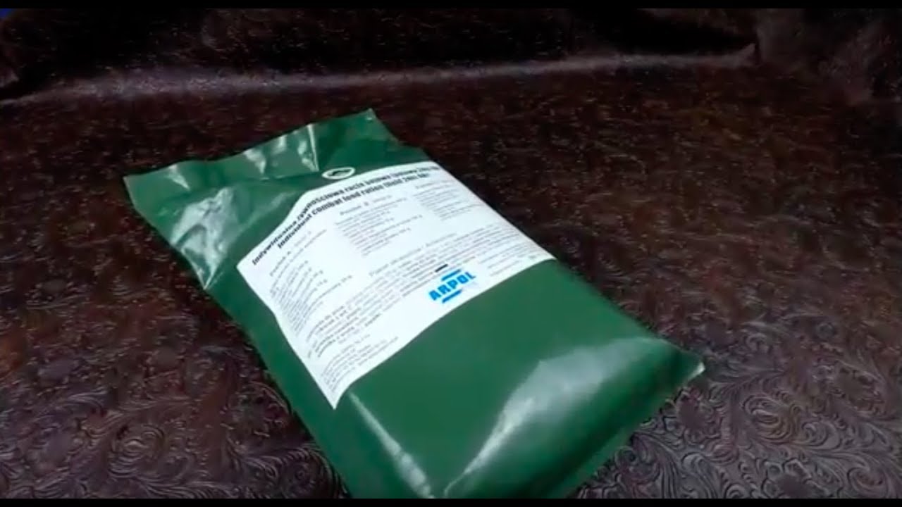 MRE Review 24 Hour Polish Individual Combat Ration RB1 MASSIVE RATION !!!