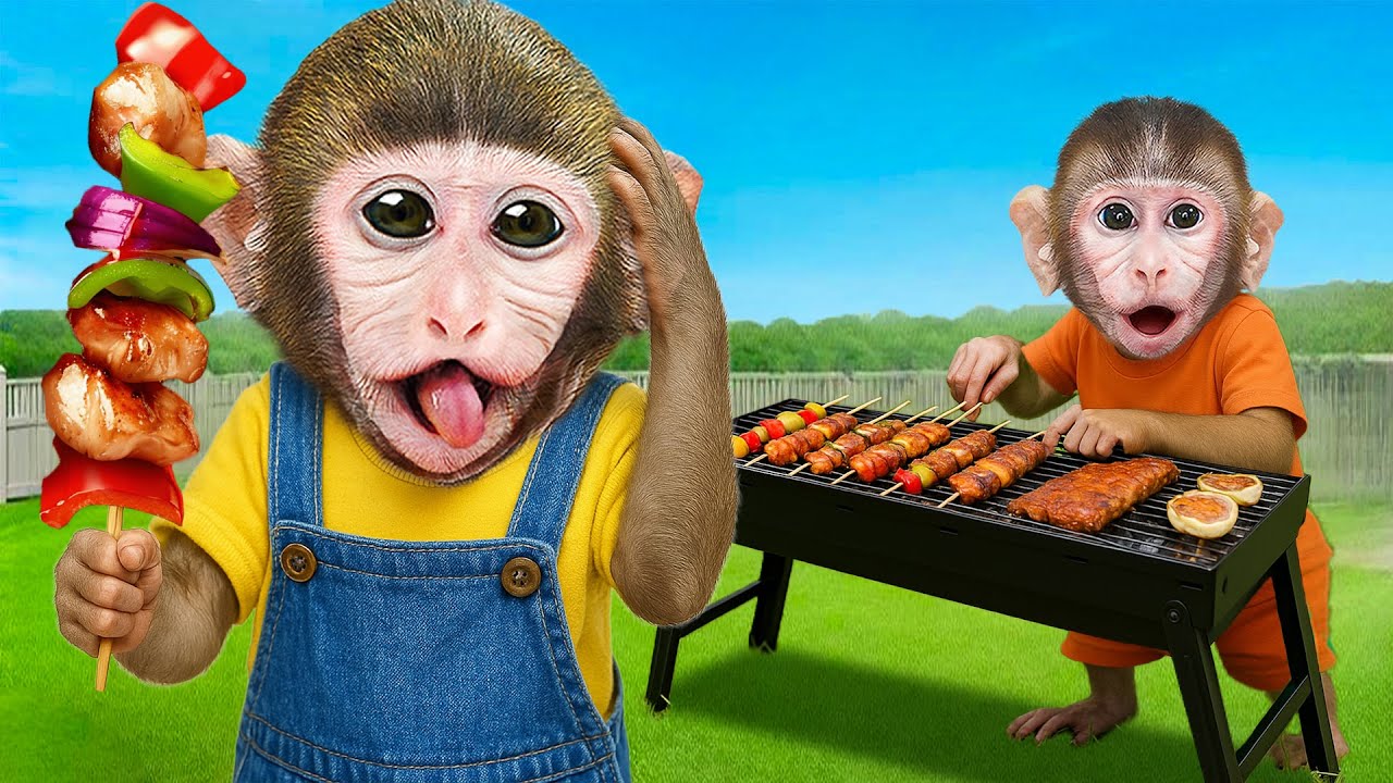 Monyet Dodo Piknik Seru dengan Hujan dan Candy Monster