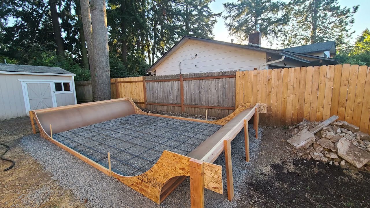 Building a Concrete Halfpipe