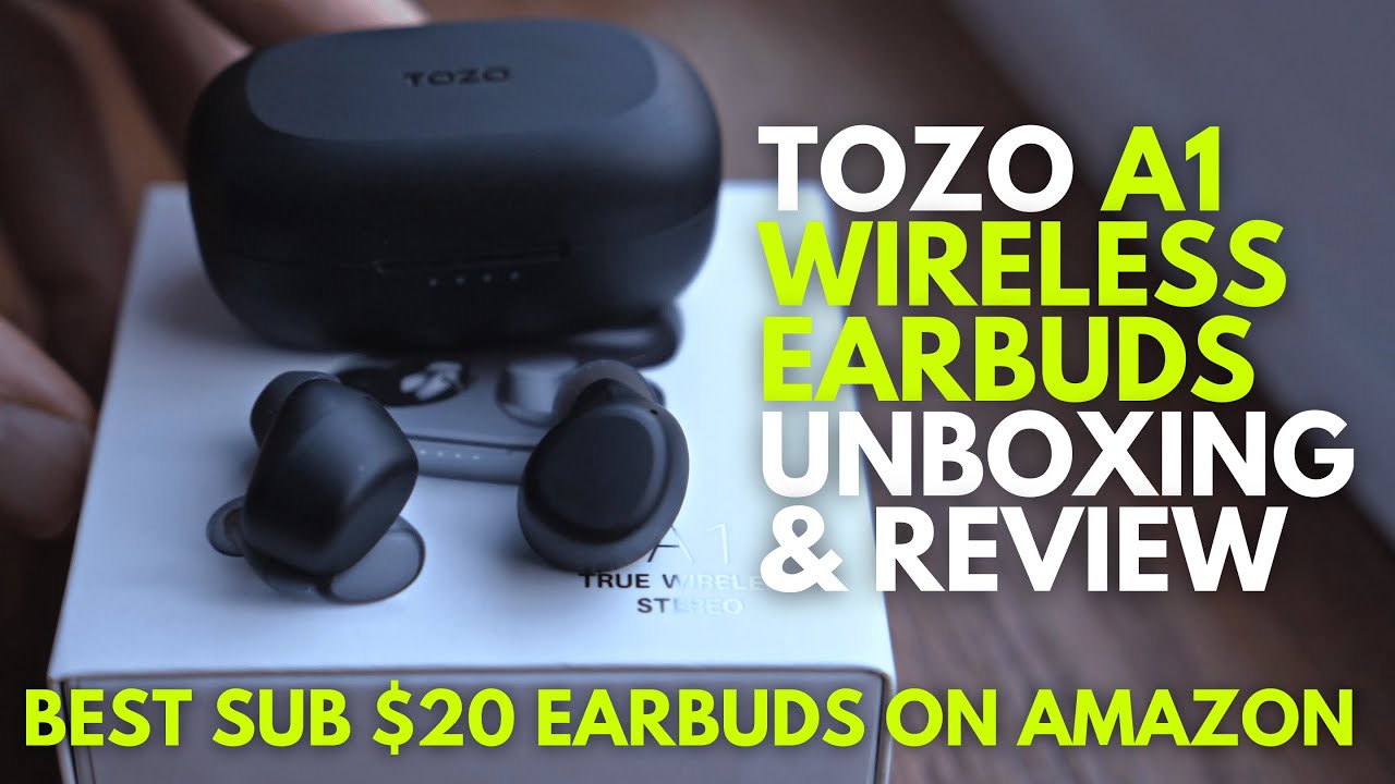 Tozo A1 - Best Wireless Earbuds under $20 on Amazon // Unboxing & Review