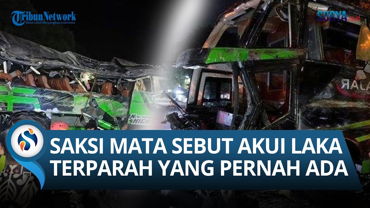Kesaksian NGERINYA Detik-detik Kecelakaan Maut Bus di Ciater Subang: Sempat Oleng Sebelum Meluncur!