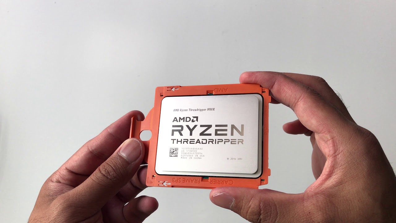 AMD Ryzen Threadripper 1950X Retail Unboxing!