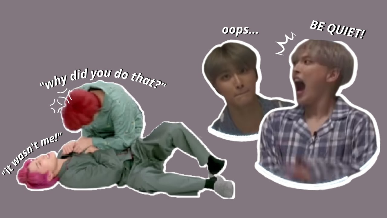 ateez getting on each other's nerves