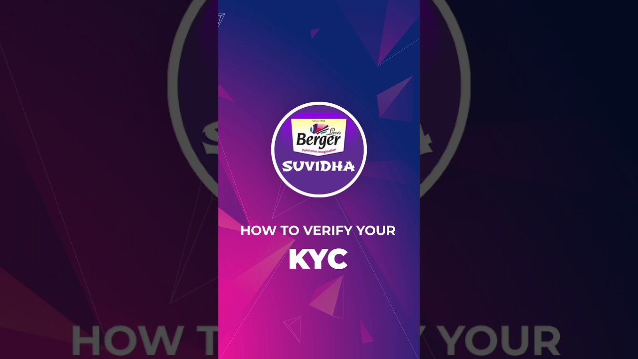 #Berger/ paint suvidha app KYC kaise karenge  #suvidha berger hindi