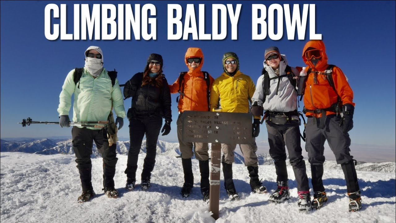 HOW WE CLIMBED THE BALDY BOWL | Mt Baldy Winter Ascend 2022 | 4K