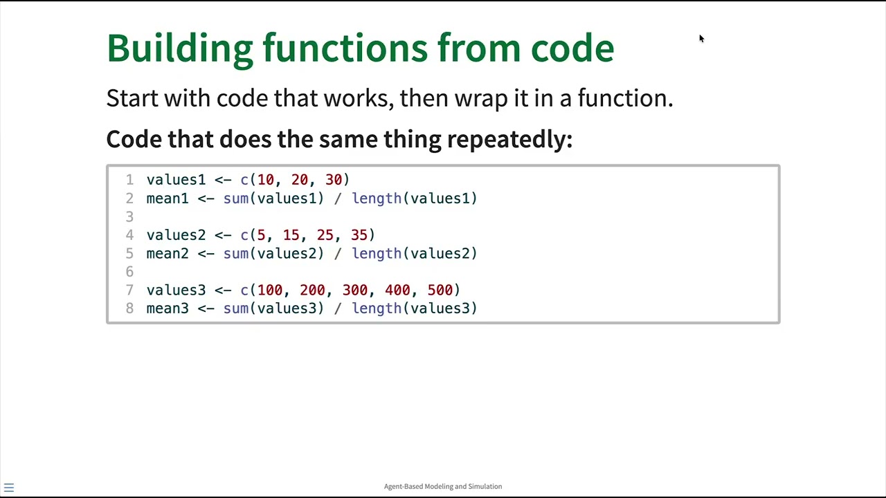 Writing Functions