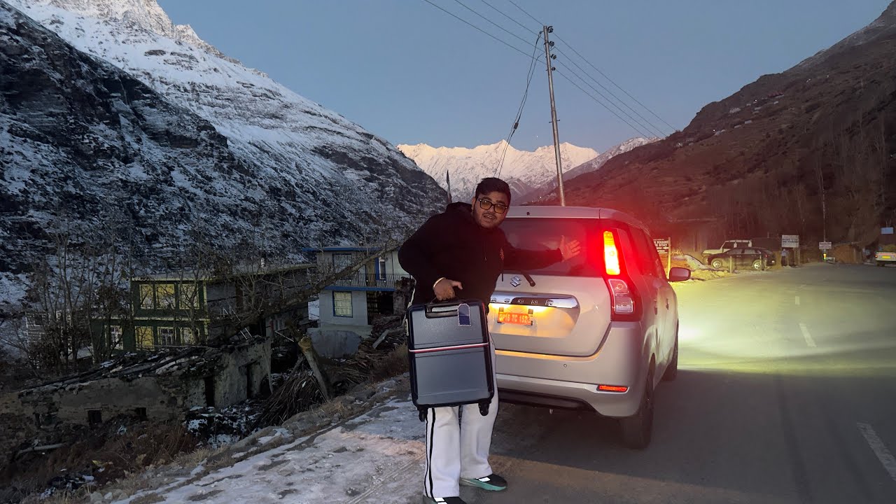 ❄️Baraf me aa gaye G-Wagon r leke😍