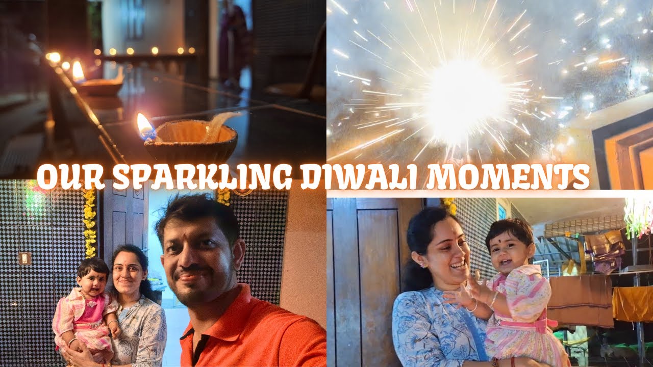 Diwali 2025 Celebration with our baby girl | Family Festival of Lights | Deepavali vlog