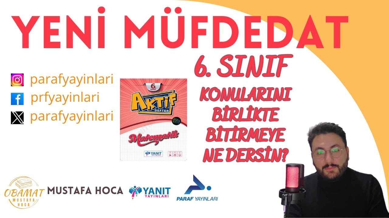 6.SINIF Ders:1 ÇARPANLAR VE KATLAR (Yanıt yayınları 6.sınıf Aktif defter)