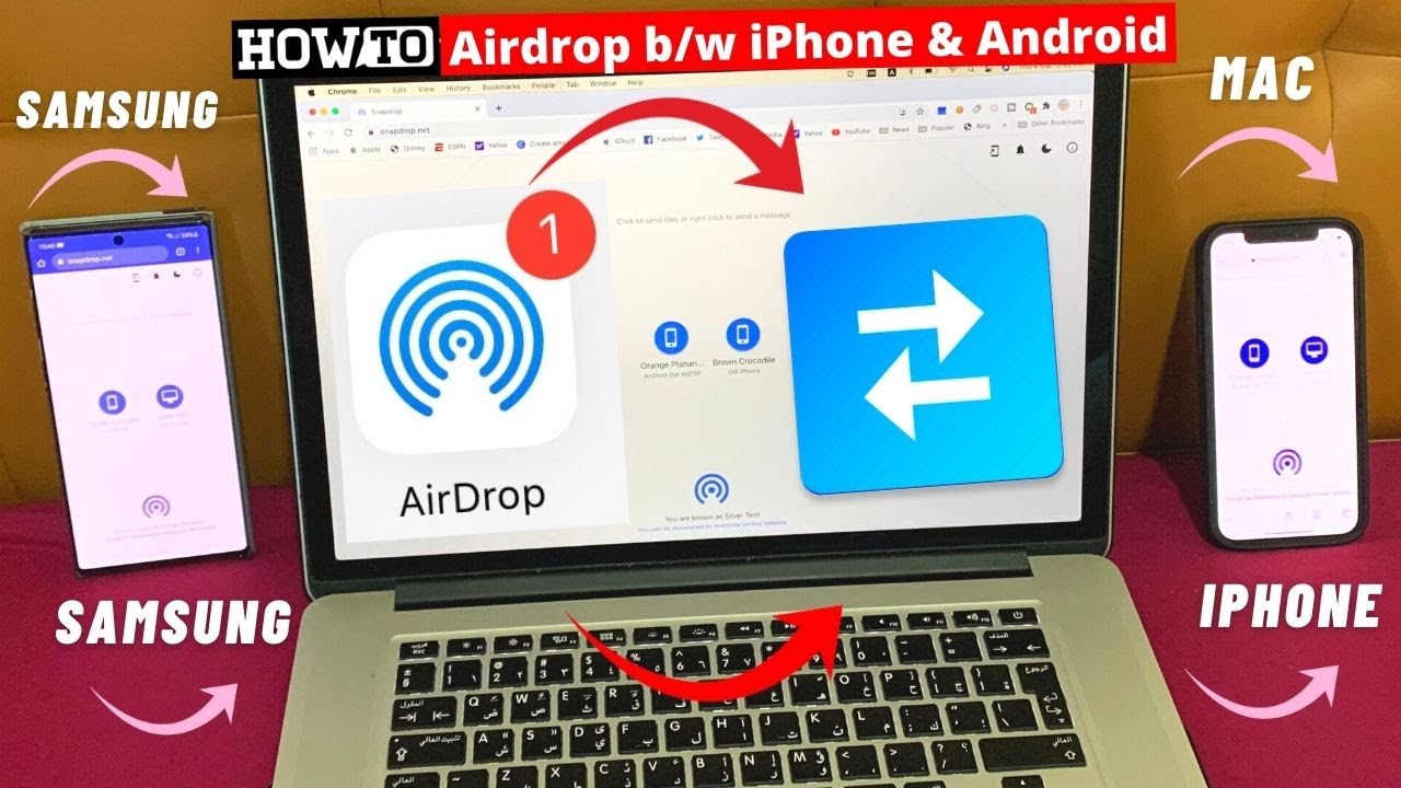 How to AirDrop Between iPhone and Android? (2021)