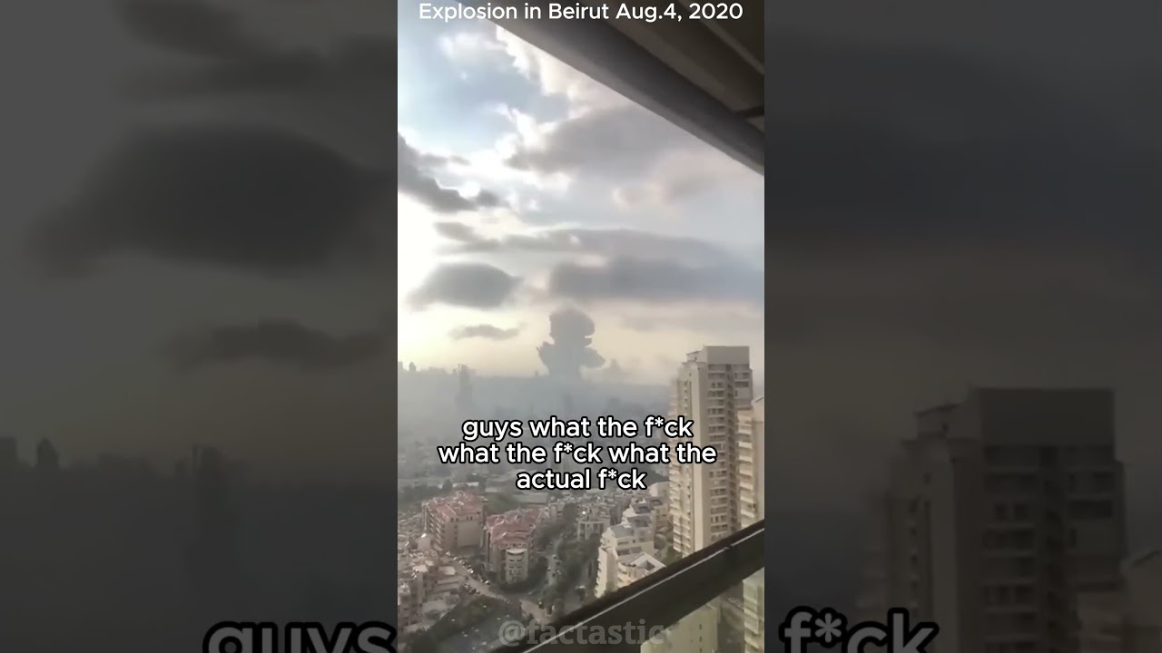 Insane footage explains the power of SHOCKWAVES, Beirut explosion