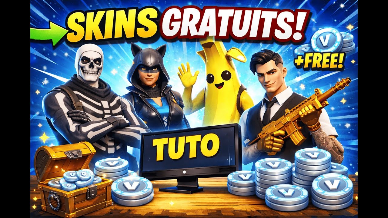 COMMENT AVOIR DES SKINS FORTNITE GRATUITS EN 2026 😱 (MÉTHODES QUI FONCTIONNENT)