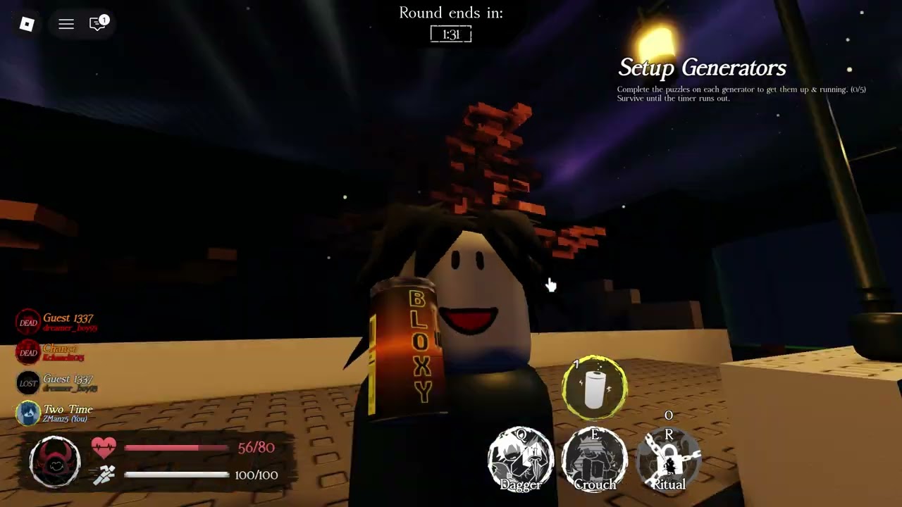 Roblox forsaken with my friends :D