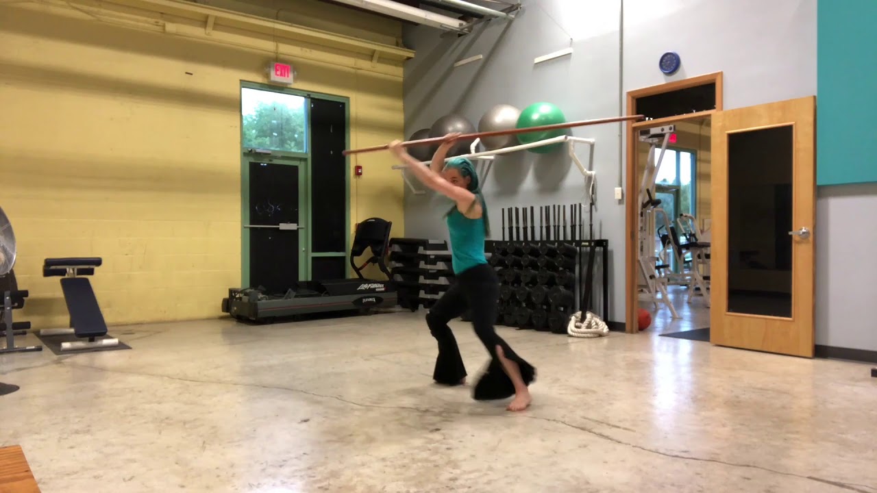 Learning to dance with bo staff