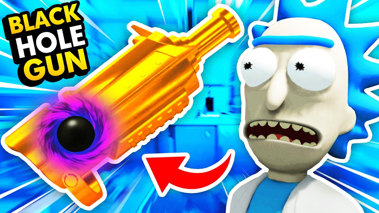 NEW Destroying THE UNIVERSE With RICK'S BLACK HOLE GUN (Rick and Morty: Virtual Rick-Ality Gameplay)