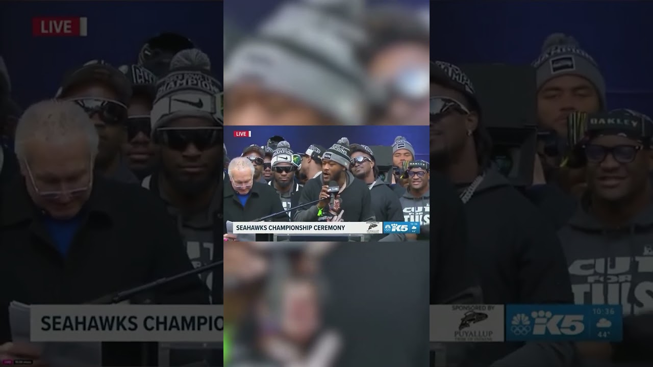 The Seahawks championship parade kicked off this morning, and the F-bombs were flying!🦅🪽🏈