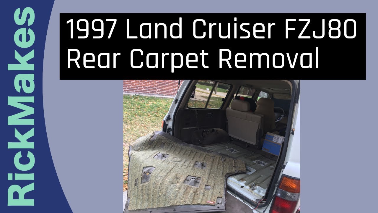 1997 Land Cruiser FZJ80 Rear Carpet Removal