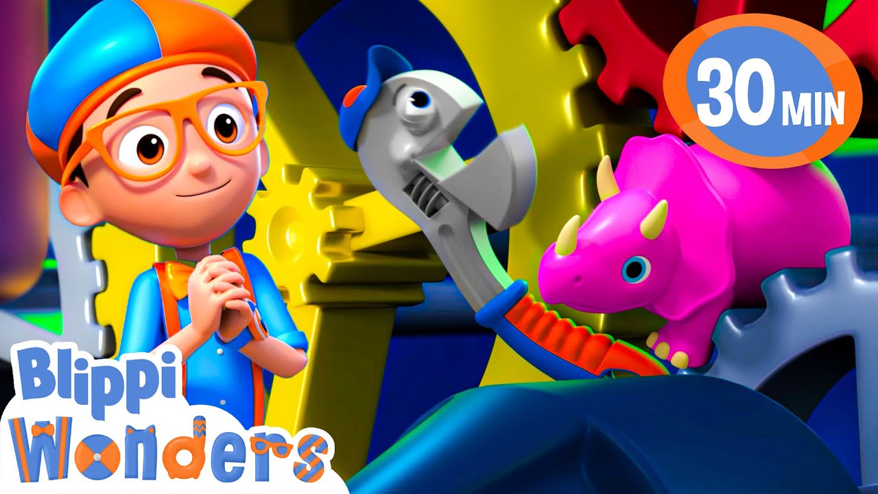 Blippi Repairs the BlippiMobile 🔩🛠️ | Blippi Wonders | Cars, Trucks & Vehicles | Moonbug Kids