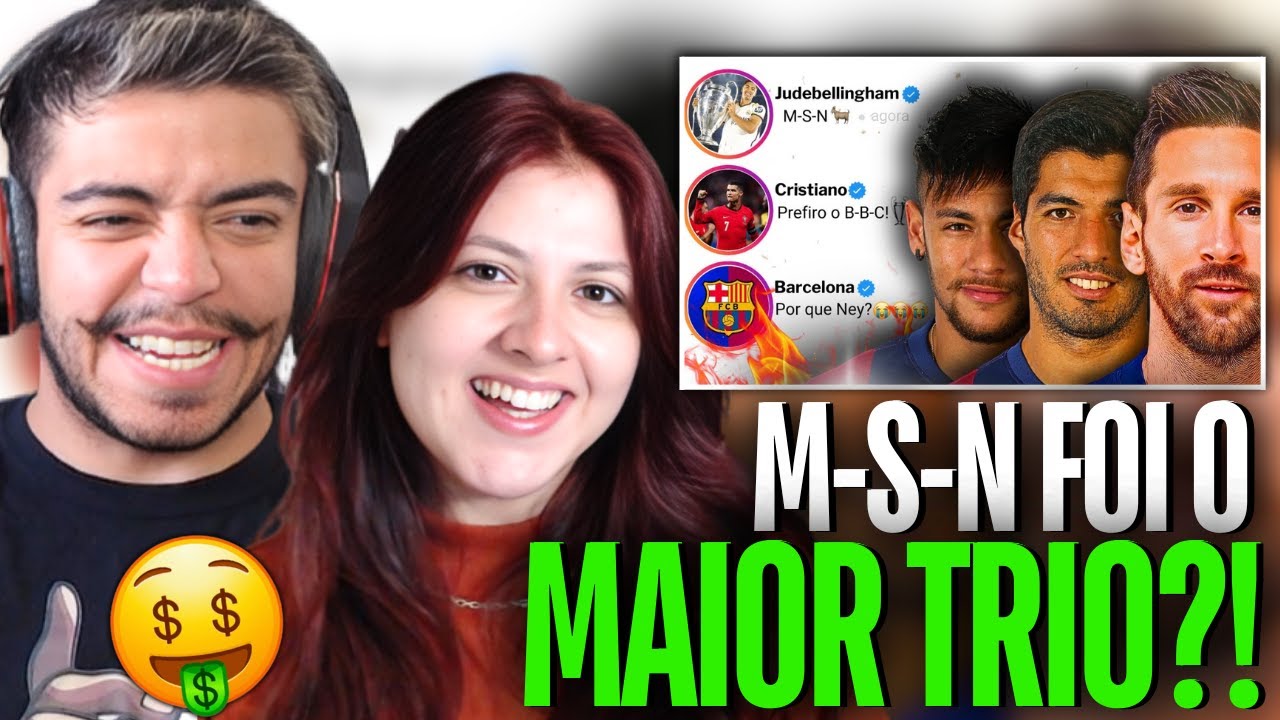 O quão GRANDE foi o trio M-S-N que dominou o futebol? | REACT