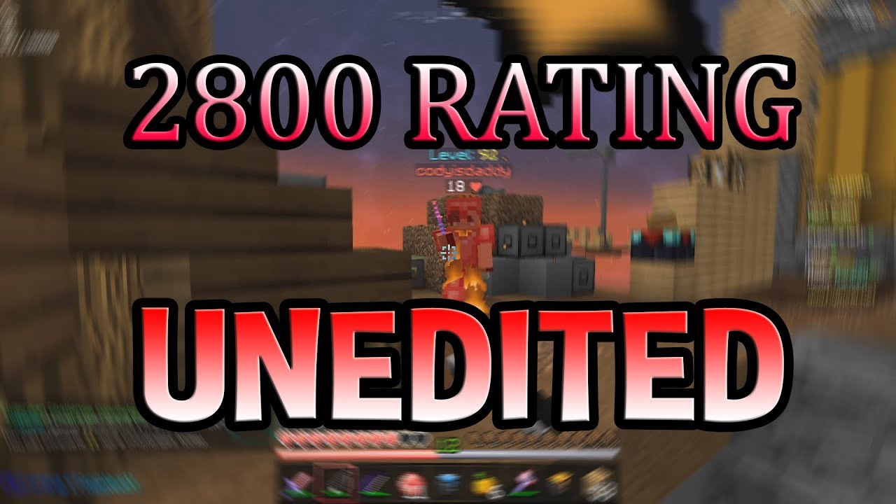 Unedited Ranked Skywars Winstreak (2800-2852 Rating)