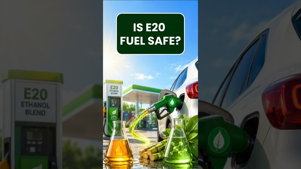 India&rsquo;s E20 Fuel Debate: Mileage Drop, Car Damage & Government&rsquo;s Response #e20fuel #e20petrol