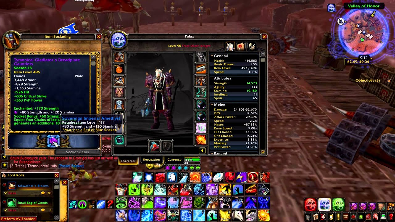 5.3 DK PvP Guide: How To Deal Huge Damage Stacking Gems!