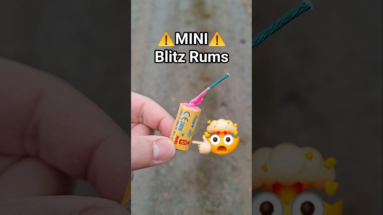 ⚠️Blitz Rums Mini [0,4 g]⚠️ #viral #fireworks #fyp #feuerwerk #diwali #shorts #clips #pyro #bome