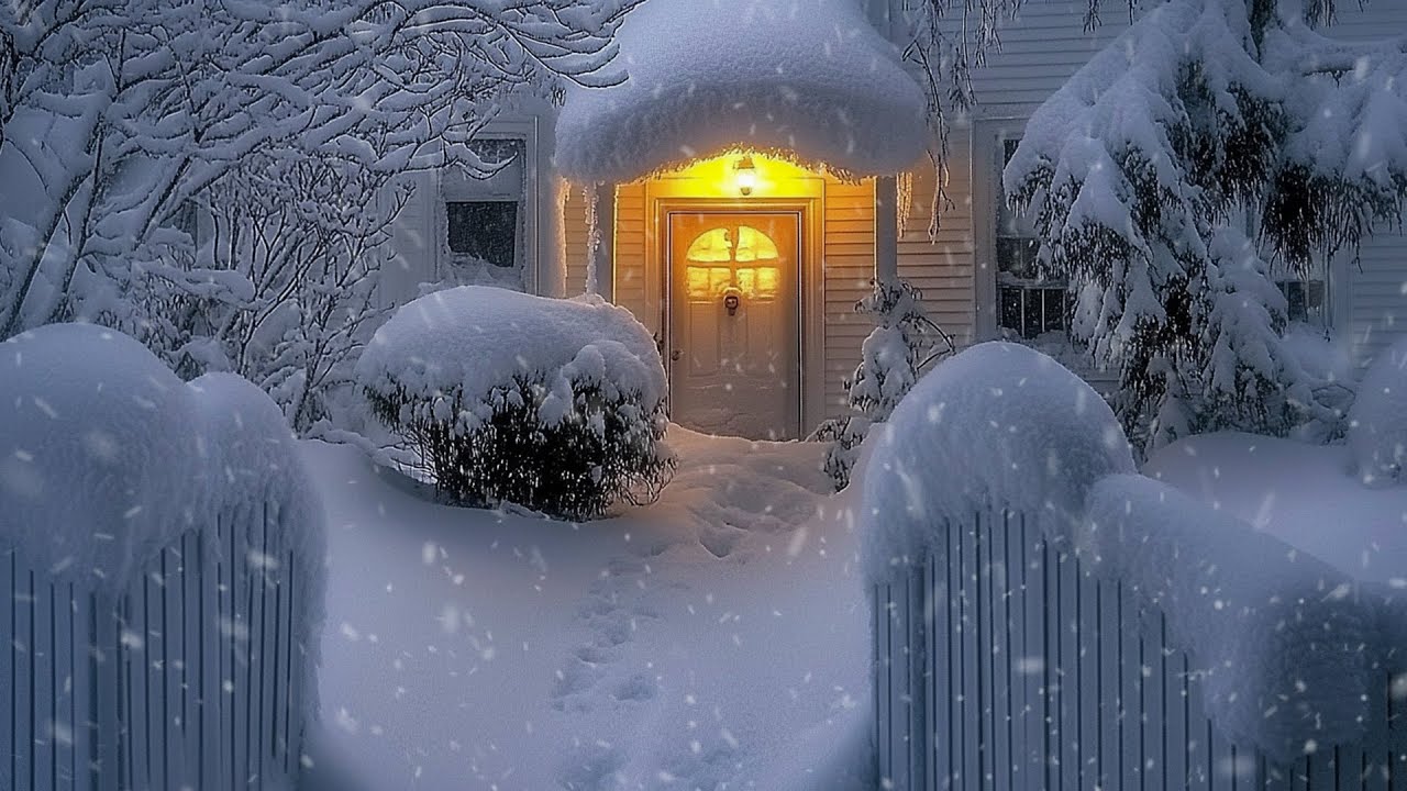 Experience the BEST Blizzard Sounds for Deep Sleep | Cold Winter Blizzard & Howling Wind Sounds