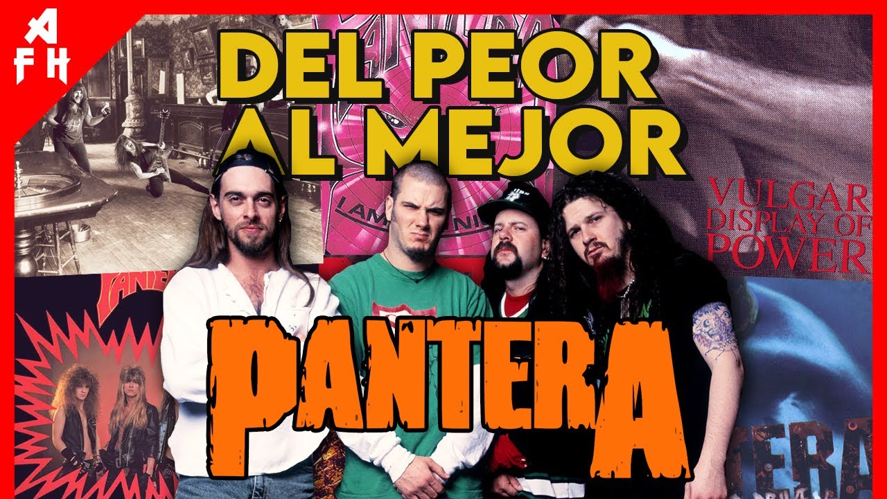 PANTERA - Rankeando del PEOR al MEJOR ÁLBUM