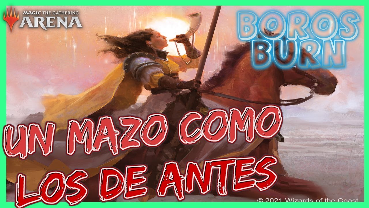 El mejor mazo AGGRO de Estándar. Boros Burn