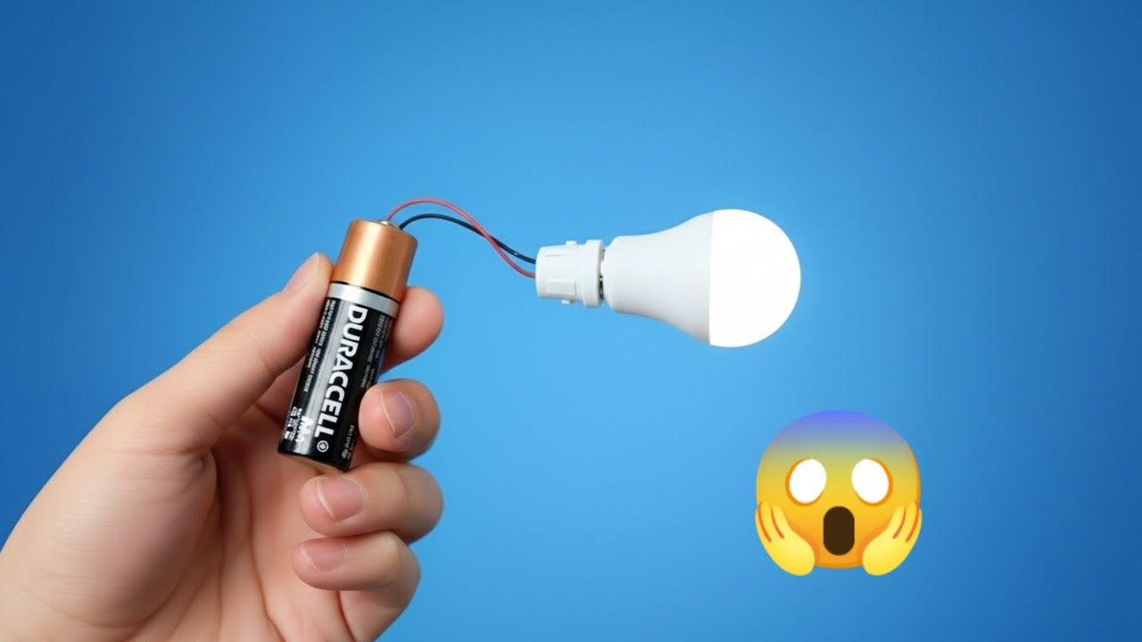 No One Knows This Experiment With a Mini AA Cell | Can It Turn ON an LED Bulb? Let's Test