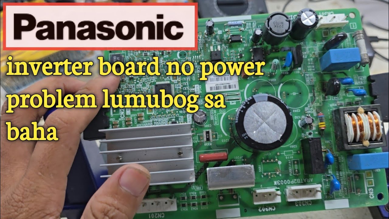 Panasonic refrigerator inverter type lubog sa baha ayaw na gumana ayusin natin
