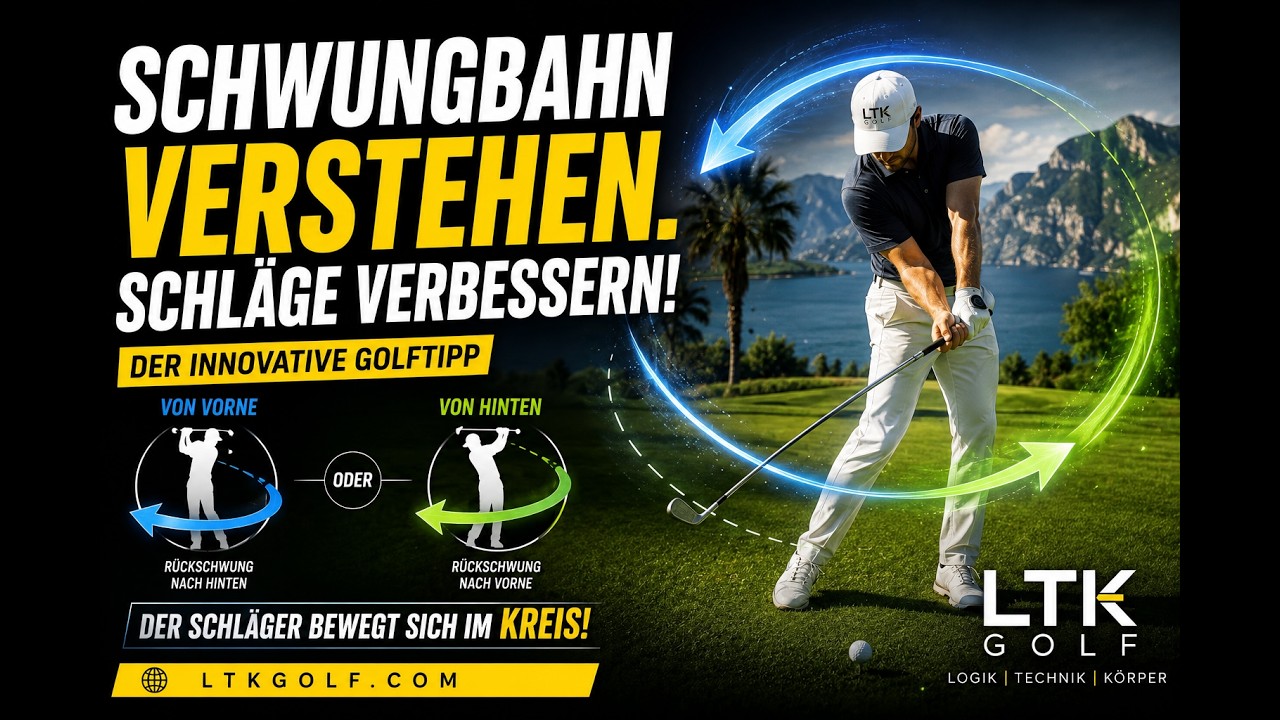 Golf Tipp: Schwungbahn gerade oder von innen nach außen