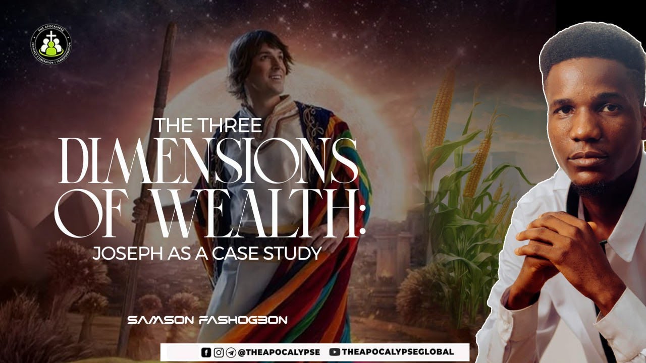 THE THREE DIMENSIONS OF WEALTH: JOSEPH AS A CASE STUDY || SAMSON FASHOGBON