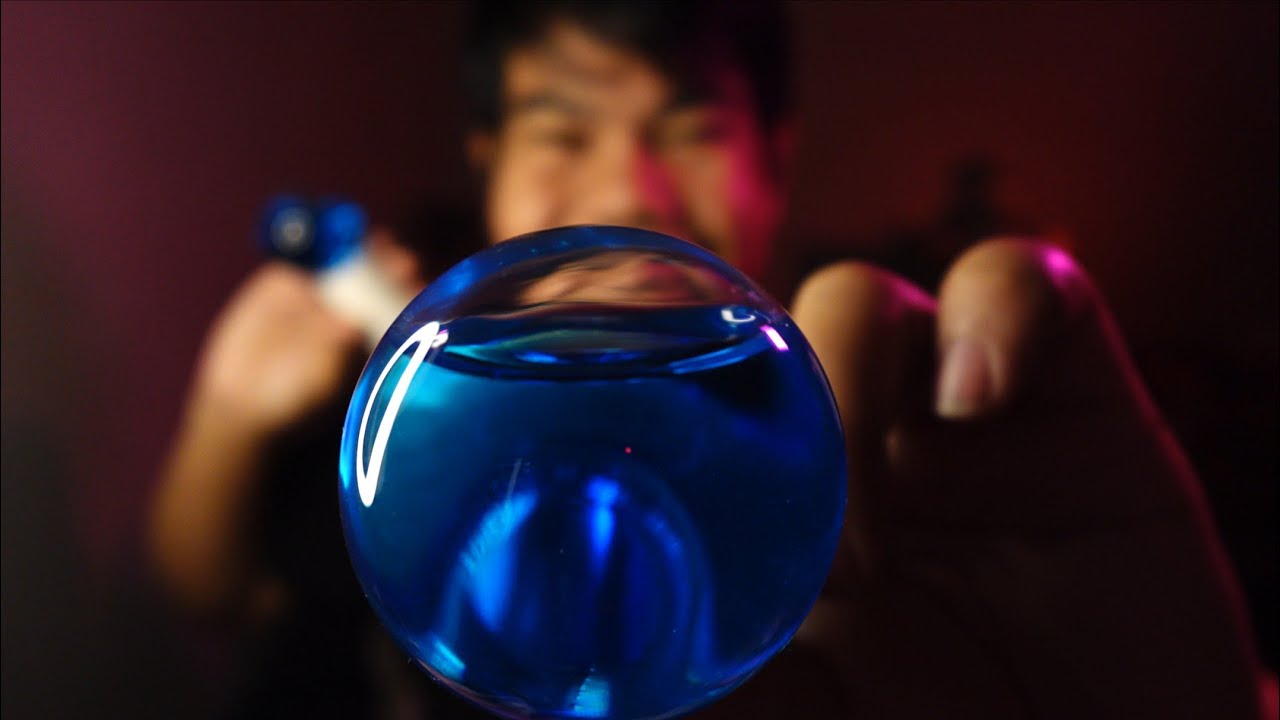 ASMR Thai 🔮 water globes เสียงน้ำบุ้งๆ 💦