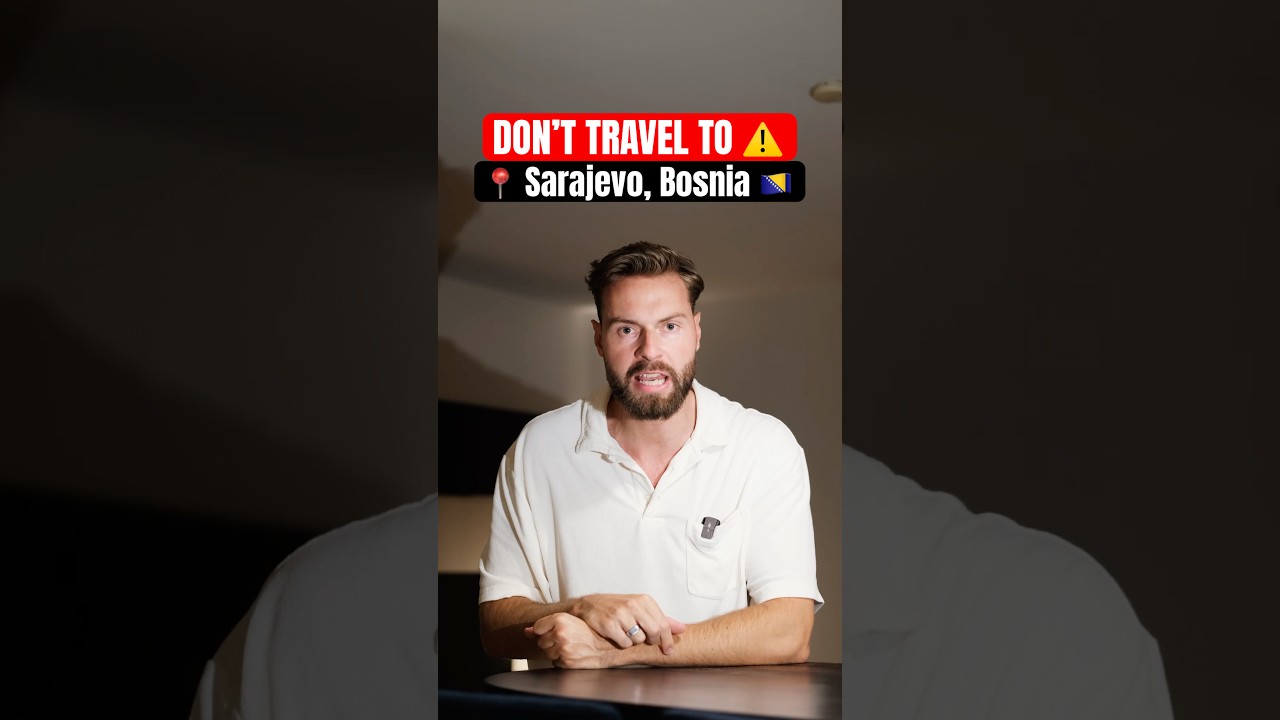 DON&rsquo;T TRAVEL TO Sarajevo, Bosnia 🇧🇦⚠️ #shorts